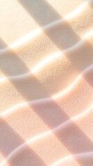 Poster - Wavy Cream And Pink Texture With Soft Shadows