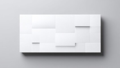 Wall Mural - 3D cartoon canvas mockup, blank space to showcase your custom art or branding logo.