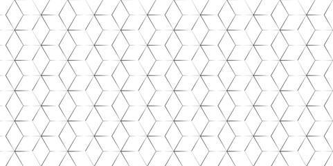 Poster - seamless pattern with hexagon square cube geometric pattern shapes grid metal element texture design