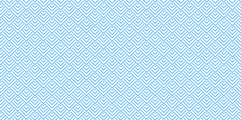 Poster - minimal geomatics overlapping create retro line pattern design. abstract overlapping vector blue pat
