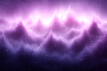 Wall Mural - A beautiful abstract celestial landscape filled with cosmic nebulas and stars