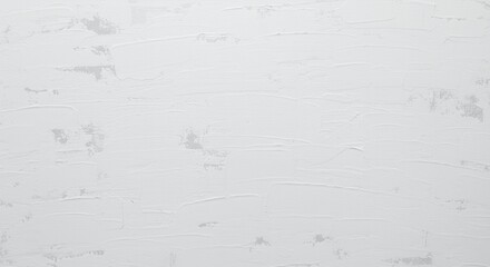 Poster - Textured white wall background with visible brush strokes and a rough, uneven surface, creating a minimalist and abstract design aesthetic for various creative projects