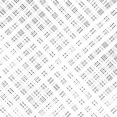 Poster - Grunge halftone gradient background. Faded grit noise texture. White and black sand wallpaper. Retro pixelated backdrop. Anime or manga style comic overlay. Vector graphic design textured template