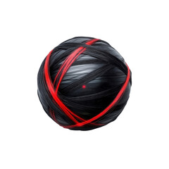 Aufkleber - Abstract Sphere with Red and Black Fiber Optics