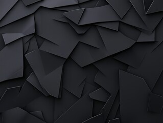 Poster - Abstract Dark Geometric Shapes Background Close Up Top Down View Minimalist Modern Design