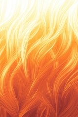 Aufkleber - Abstract Orange and Yellow Flowing Lines Graphic Design Background Close Up Digital Art Illustration