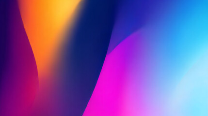 Poster - Abstract gradient background colorful wallpaper design smooth texture modern art backdrop for website and app