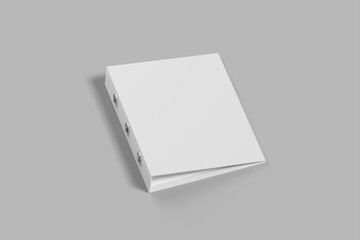 Poster - Closed Folder Mockup. 3D Render