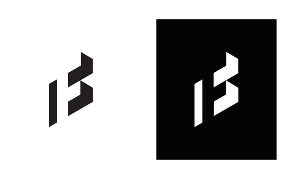 letter F or fb logo vector illustration