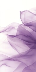 Canvas Print - delicate purple waves dynamic fluid movement abstract pattern monochromatic color art