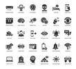 © antkevyv - Workload Pressure, digital burnout and overload icon set