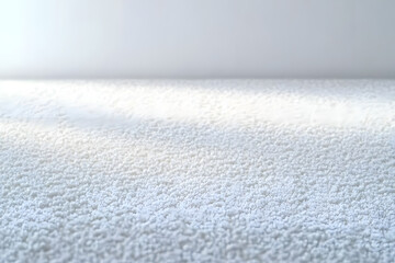 Poster - Uniform, subtly textured flat white carpet surface, room, material