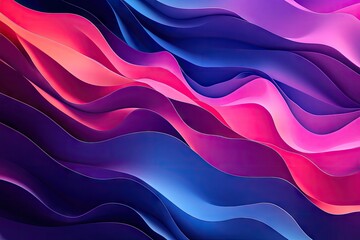 Poster - Vibrant abstract background featuring flowing lines in shades of pink and blue. creating a dynamic visual effect. suitable for digital art. presentations. and wallpapers