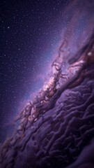 Wall Mural - Cosmic drift: captivating celestial nebula movement against starry universe backdrop
