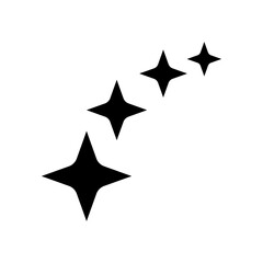 Wall Mural - sparkle vector icon. shine symbol illustration. star sign or logo.