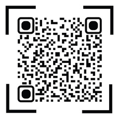 Poster - QR code icon, Vector. Vector illustration of digital QR code scan icon isolated. quick response matrix barcode in square grid. Simple QR code on white background. Vector graphic illustration.