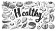 © Nenone - Drawn Meat in a sketch style, perfect for design projects and  Astronaut Clipart Logotype Symbol Design.