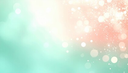 Poster - Vibrant light bokeh effect abstract background digital art soft colors aesthetic viewpoint visual concept