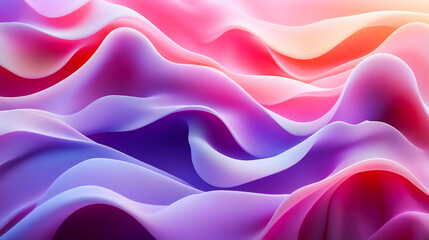 Poster - Abstract, digital and background waves. Wallpaper, futuristic and particles for digital, design and illustrative art with creativity, information technology in mesmerizing style, vibrant colour