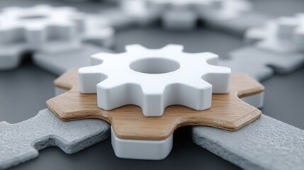Poster - Ai integration beam icon concept demonstrating unified machine reasoning and collaborative potential in intelligent technologies