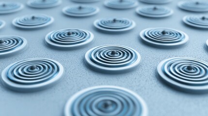 Poster - icon concept of automated behavior tracker featuring pattern-aware monitors for enhanced activity an