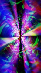 Poster - abstract dark background with stars