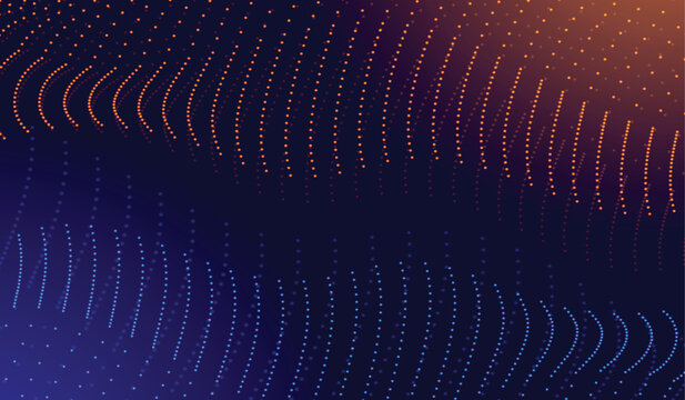 Background particles gradient