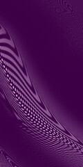 Poster - an abstract purple wave pattern with a dynamic, flowing design and intricate white dot details creat