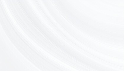 Poster - Smooth white waves abstract art minimalistic design clean environment artistic perspective modern aesthetics