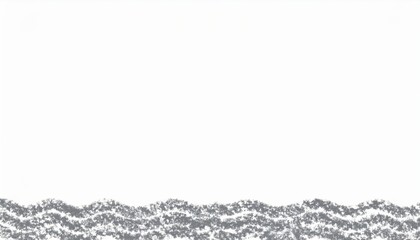Poster - Waves crashing beach shore abstract art minimalist style aerial view tranquil mood