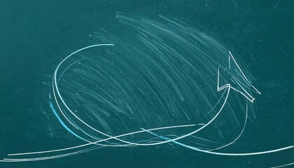 Poster - Dynamic arrow movement animation digital space graphic design abstract environment creative perspective