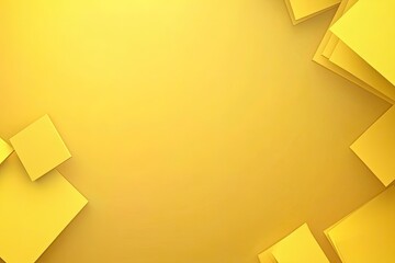 Poster - Geometric Yellow Background