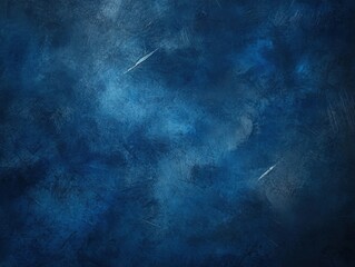 Poster - Abstract dark blue painted canvas backdrop texture for graphic design projects and artistic presentations overhead shot
