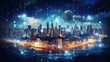 © pinkrabbit - 5G, 6G, Big data wireless network, high speed internet, cloud computing or connect diagram technology, Data storage, service, synchronize, online, financial, Connectivity global, smart city,