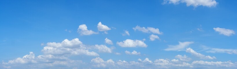 Wall Mural - clouds white soft in the vast blue sky