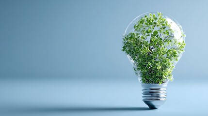 Aufkleber - Eco friendly lightbulb background, sustainable and renewable energy concept
