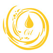 © Semiletava Hanna - Oil drop isolated on White background.  Vector Illustration