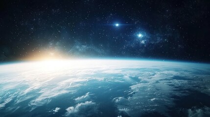 Wall Mural - a meteorite entering earthâ€™s atmosphere