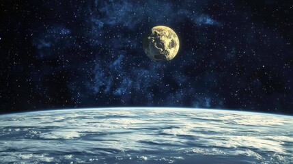 Wall Mural - a meteorite entering earthâ€™s atmosphere