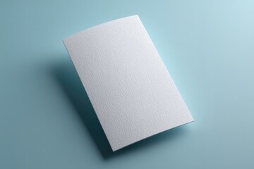 Poster - blank leaflet or flyer mockup on flat surface minimalistic design with ample copy space for your tex