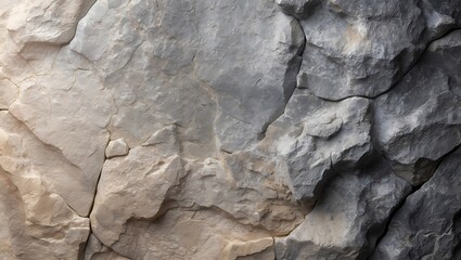 Leinwandbilder - the textured surface of a weathered stone, with its intricate patterns and shades of grey