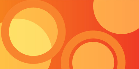Aufkleber - abstract orange circular background. Dynamic sound wave. Design element. Vector illustration.esp10