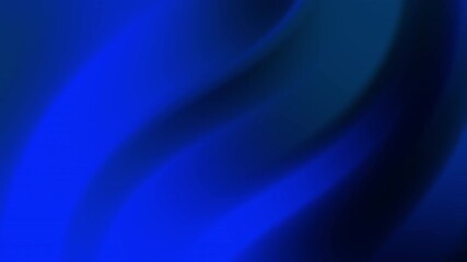 Poster - Deep blue smooth abstract gradient background with soft flowing waves.