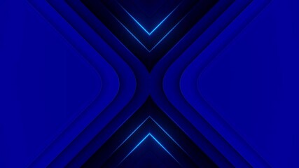 Wall Mural - This stock motion graphics video includes a clip of a Blue Abstract Flow Loop