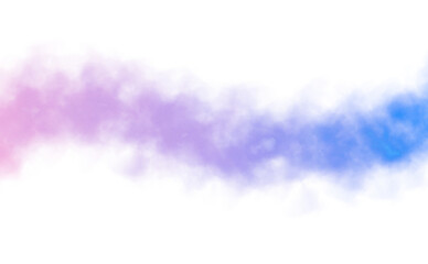 Wall Mural - transparent color smoke explosion effects background graphics. colorful clouds cutout, fog and steam