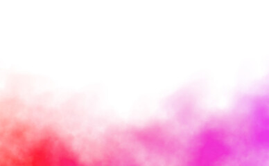 Wall Mural - transparent color smoke explosion effects background graphics. colorful clouds cutout, fog and steam