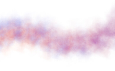 Wall Mural - transparent color smoke explosion effects background graphics. colorful clouds cutout, fog and steam