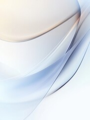 Poster - abstract flowing wave design in light blue and white tone studio shot for modern background or textu