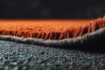 Leinwandbilder - Elegant fabric texture reveals layers of warmth and depth in a finely crafted textile