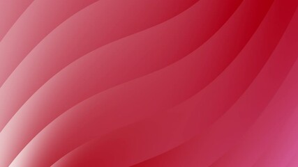 Poster - Smooth red abstract background with soft, wavy gradients creating a gentle and modern design.